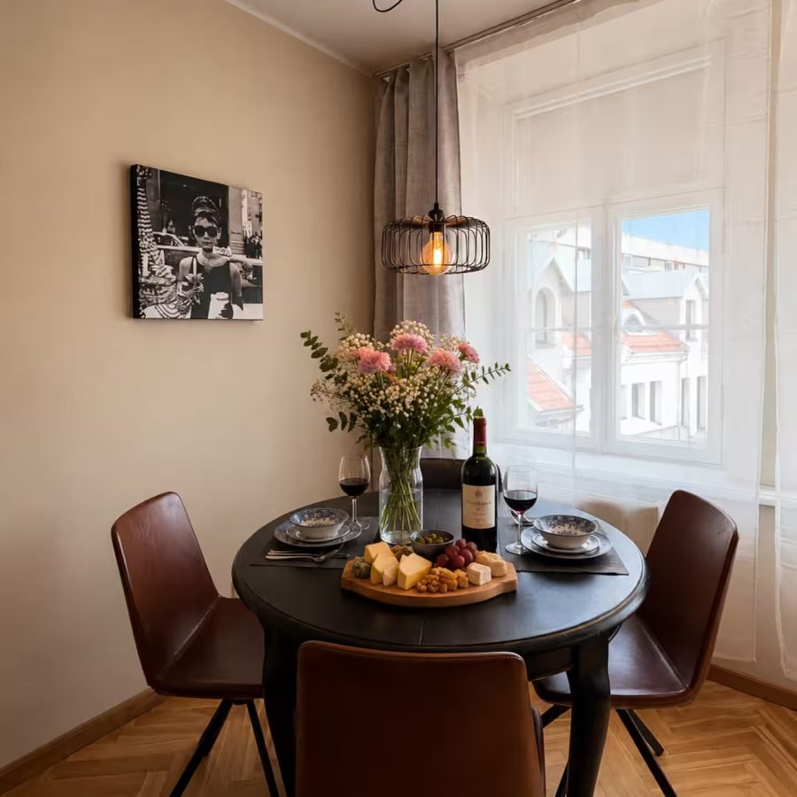 Charming Old Town Apartment – Dining area