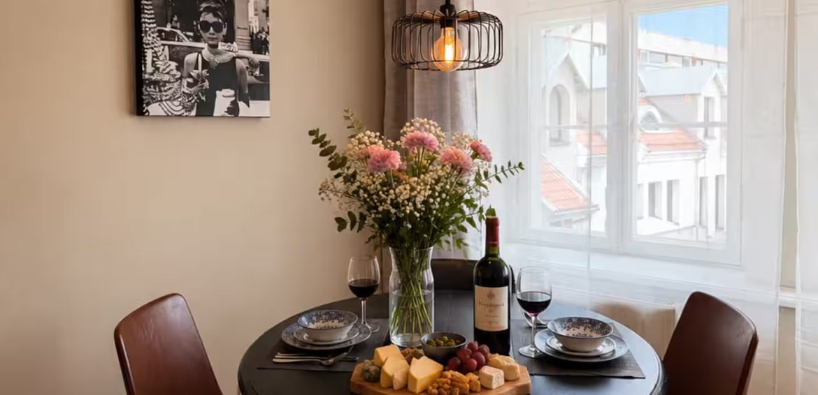 Charming Old Town Apartment – Dining area